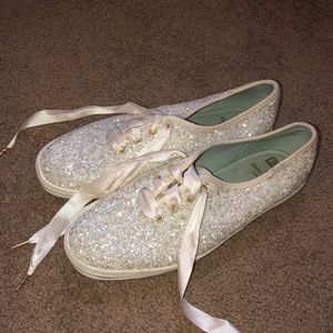 Kate Spade x Keds glitter sneakers!